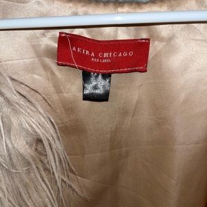 Size small AKIRA shag vest.